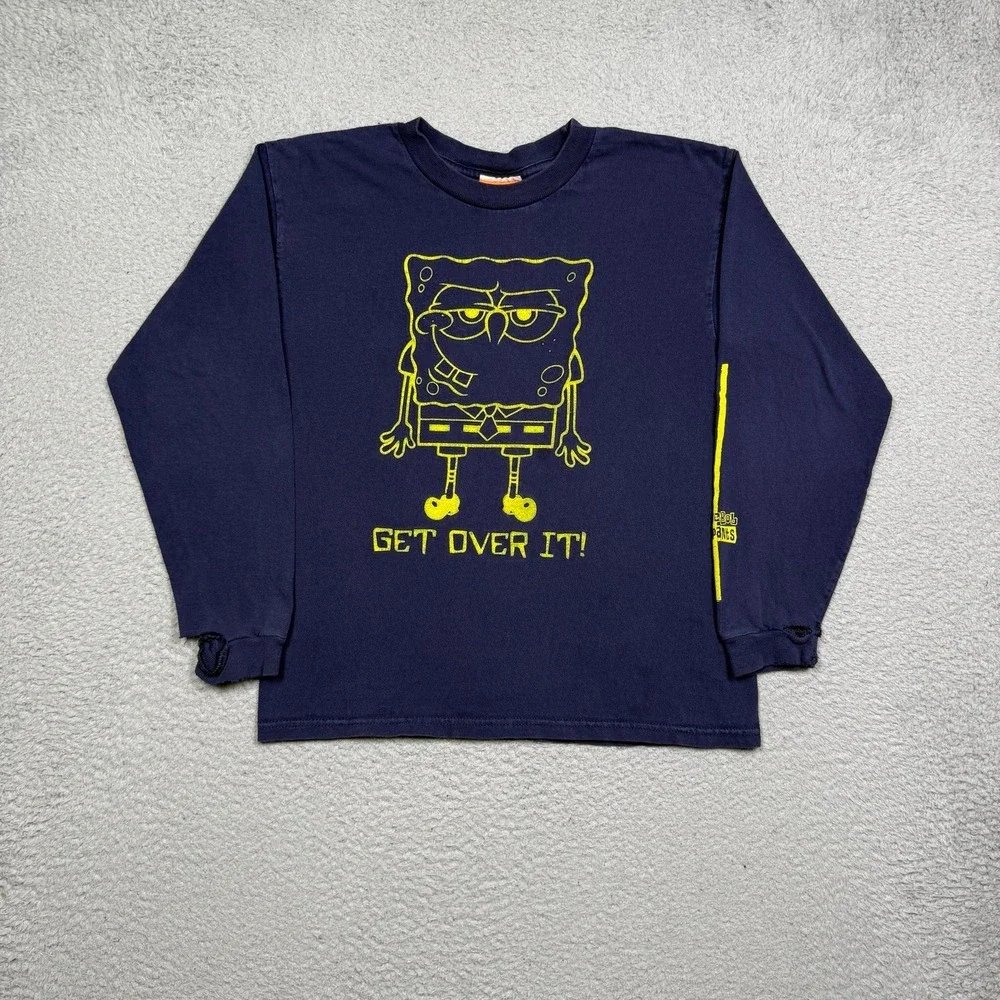 Kids vintage 2004 SpongeBob SquarePants‎ long sleeve T-shirt
